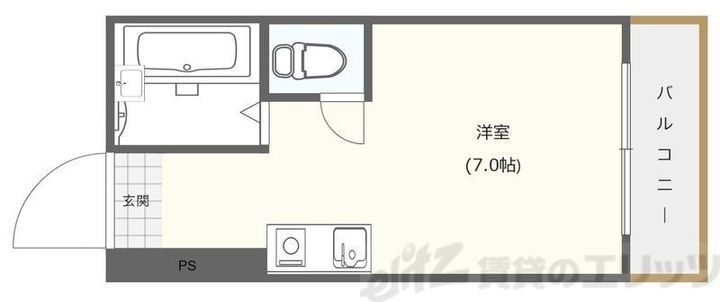 大阪府大阪市東淀川区井高野２丁目８－３５ 井高野駅 ワンルーム マンション 賃貸物件詳細