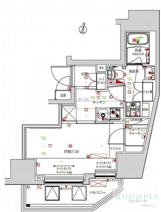 東京都板橋区南町１４－４ 要町駅 1K マンション 賃貸物件詳細