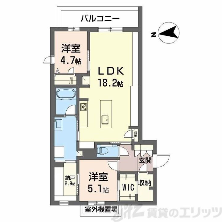 シャーメゾン　ケー 3階 2SLDK 賃貸物件詳細