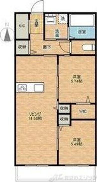 茨木市蔵垣内３丁目共同住宅新築工事 2階 2LDK 賃貸物件詳細