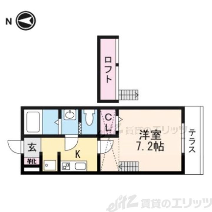 大阪府摂津市新在家１丁目２－４－５ 南摂津駅 1K アパート 賃貸物件詳細