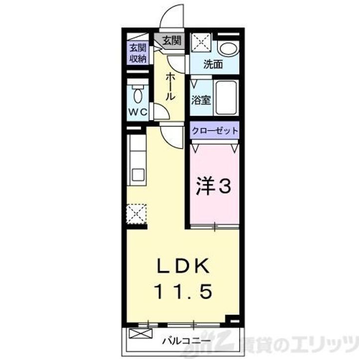 カームリー　トスィーム 1階 1LDK 賃貸物件詳細