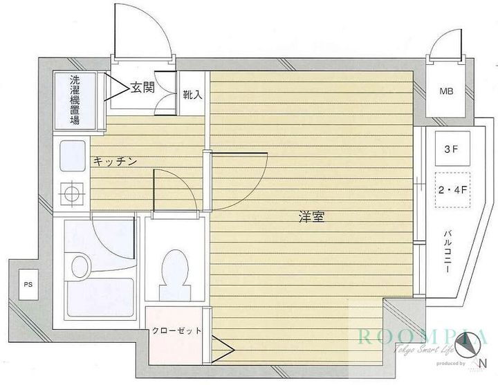 東京都杉並区天沼３丁目１０－３ 荻窪駅 1K マンション 賃貸物件詳細