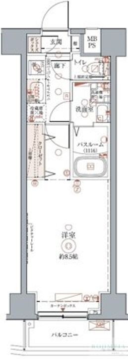 東京都練馬区高松５丁目５－２４ 光が丘駅 1K マンション 賃貸物件詳細