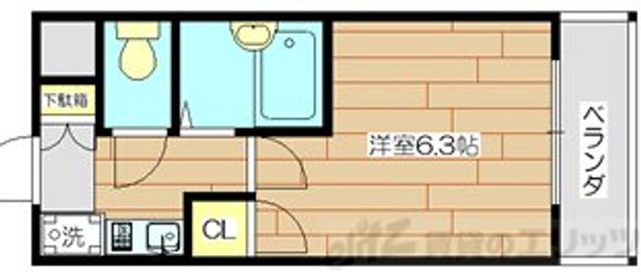 大阪府大阪市東淀川区下新庄４丁目３－５　２０１ 下新庄駅 1K マンション 賃貸物件詳細
