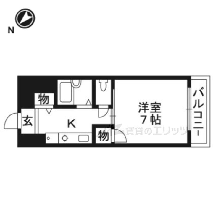 大阪府高槻市土室町３－５ 摂津富田駅 1K マンション 賃貸物件詳細