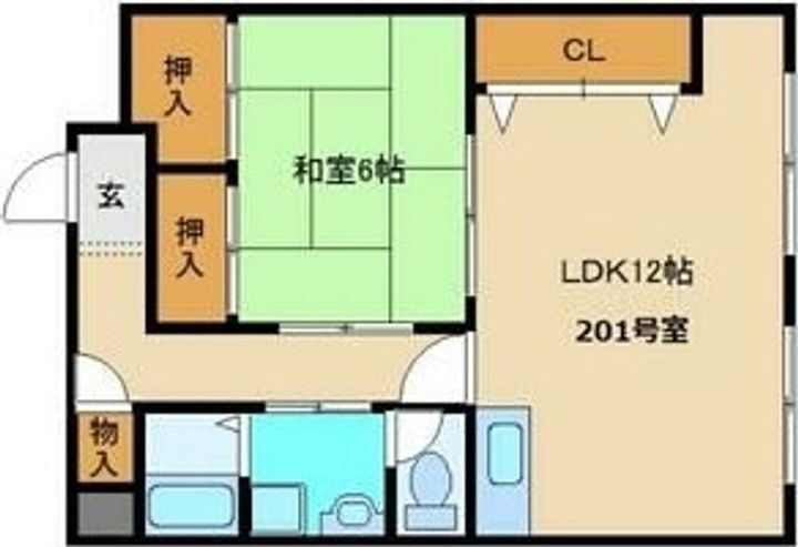 大阪府吹田市五月が丘南２８－２４ 岸辺駅 1LDK マンション 賃貸物件詳細