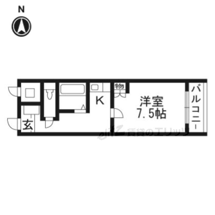 大阪府高槻市大和１丁目１－２８ 摂津富田駅 1K マンション 賃貸物件詳細