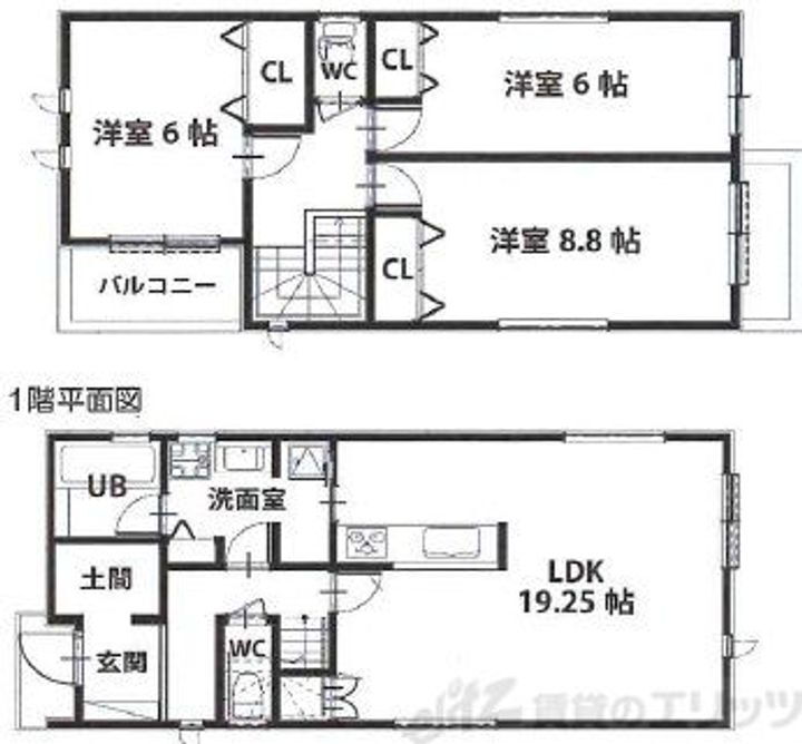 大阪府高槻市津之江町３丁目８１０－５ 賃貸一戸建て