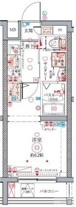 東京都杉並区和泉４丁目３７－１４ 方南町駅 1K マンション 賃貸物件詳細