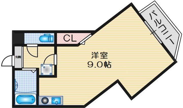大阪府高槻市土橋町１－２９ 高槻市駅 1K アパート 賃貸物件詳細
