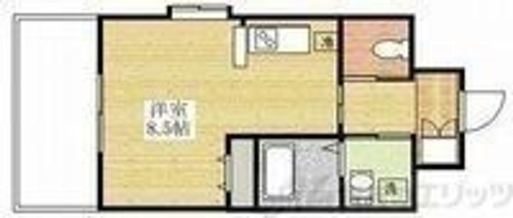 エクセレント上新１７ 5階 ワンルーム 賃貸物件詳細