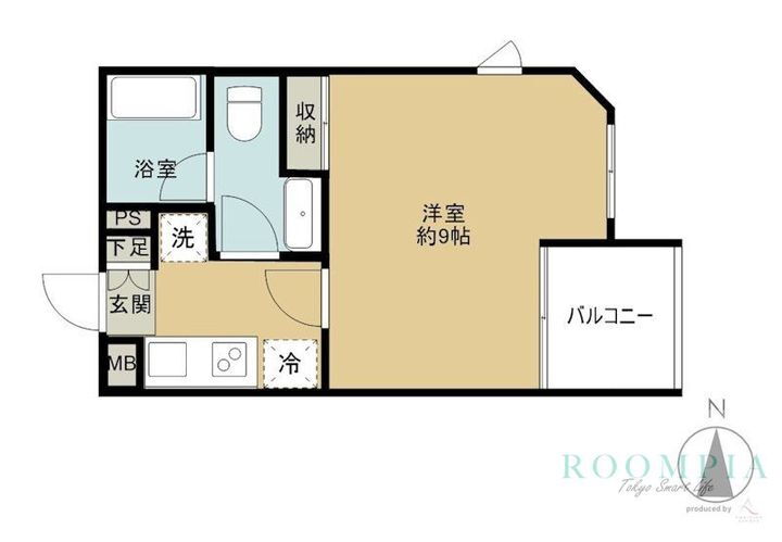 東京都新宿区中落合２丁目８－２２ 下落合駅 1K マンション 賃貸物件詳細