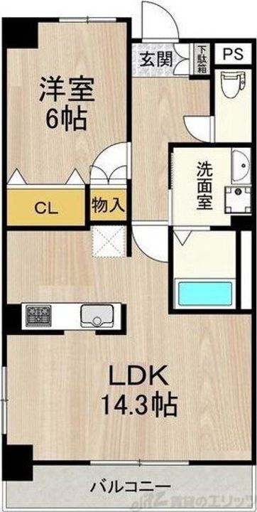 グランルクレ新大阪 4階 1LDK 賃貸物件詳細