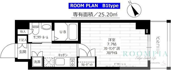 東京都調布市多摩川５丁目１０－３ 京王多摩川駅 1K マンション 賃貸物件詳細