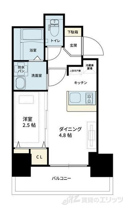 エステムコート吹田・朝日町 2階 1DK 賃貸物件詳細