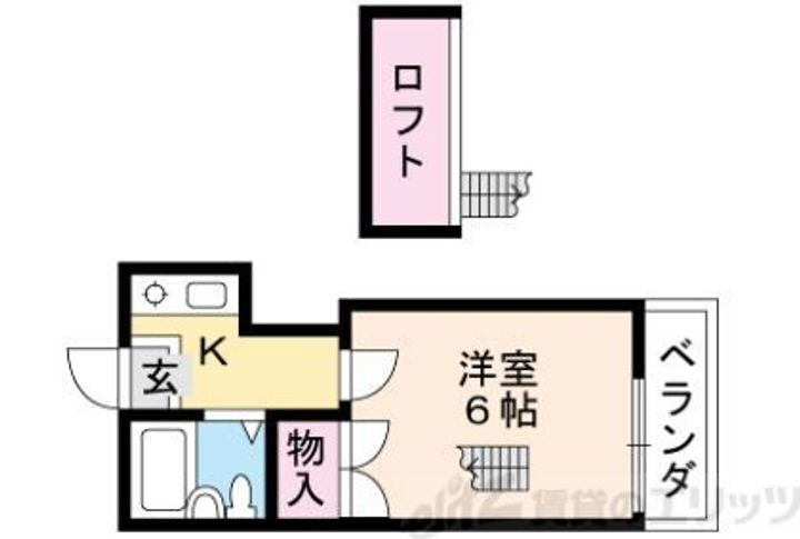 大阪府高槻市富田町４丁目１６－５ 富田駅 1K アパート 賃貸物件詳細
