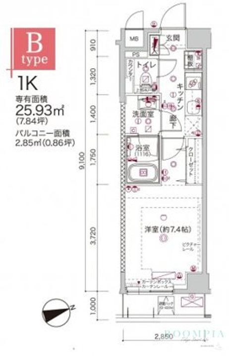 東京都板橋区桜川３丁目１０－１２ 上板橋駅 1K マンション 賃貸物件詳細