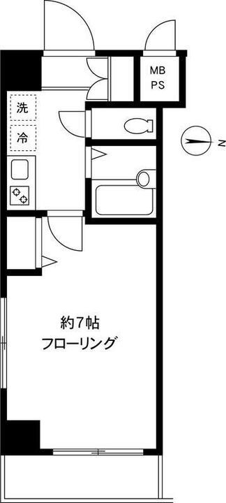 東京都中野区白鷺２丁目１－２３ 鷺ノ宮駅 1K マンション 賃貸物件詳細