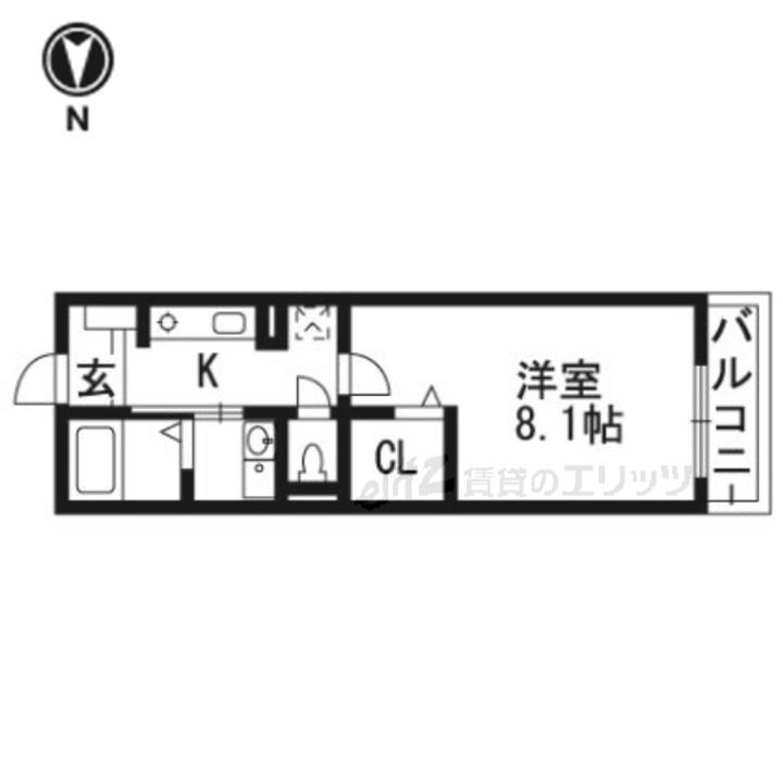 アイビーコート山崎 2階 1K 賃貸物件詳細