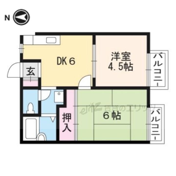 大阪府高槻市庄所町６－３３ 高槻駅 2DK アパート 賃貸物件詳細