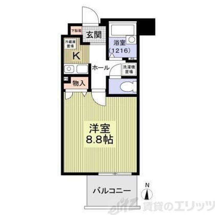 江坂ＯＭパレス 9階 1K 賃貸物件詳細