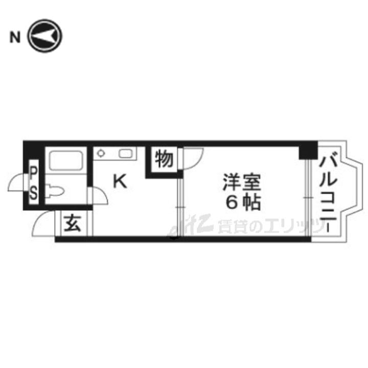 大阪府茨木市蔵垣内２丁目１－７ 千里丘駅 1DK アパート 賃貸物件詳細