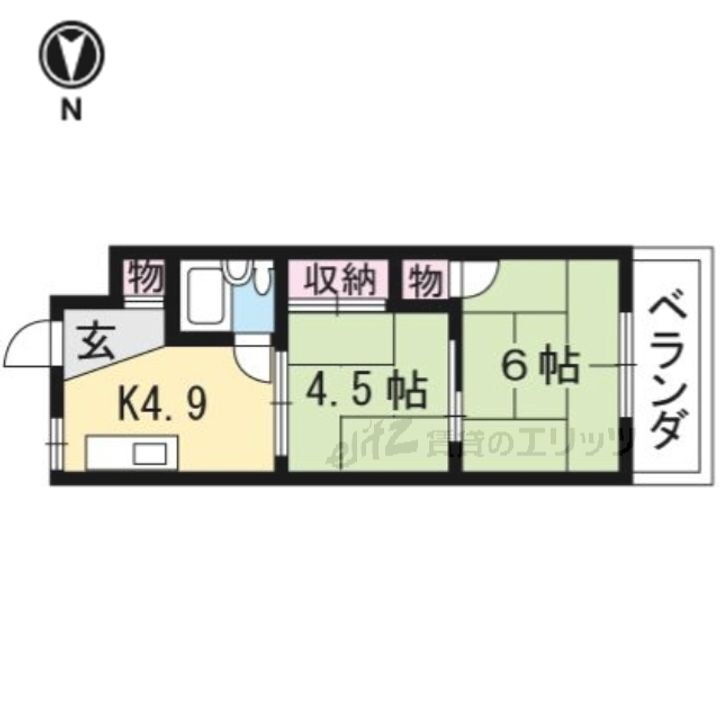 大阪府高槻市千代田町５－５ 高槻市駅 2K マンション 賃貸物件詳細