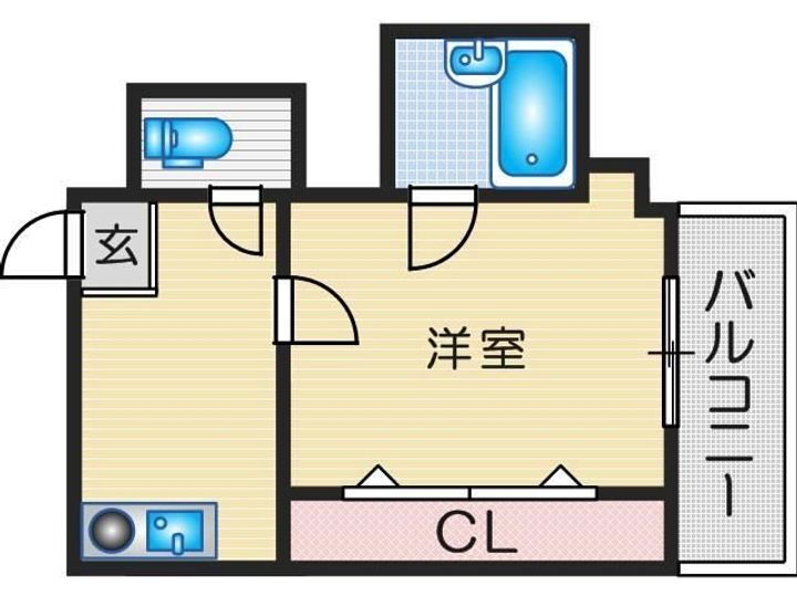 大阪府茨木市中村町１２－２５ 茨木市駅 1K アパート 賃貸物件詳細