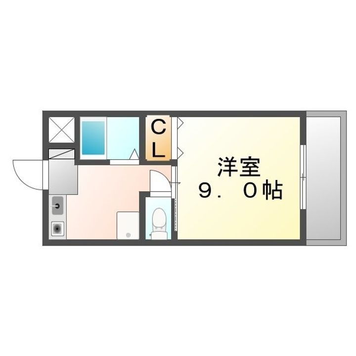 広島県福山市花園町２－６－１３ 福山駅 1K マンション 賃貸物件詳細