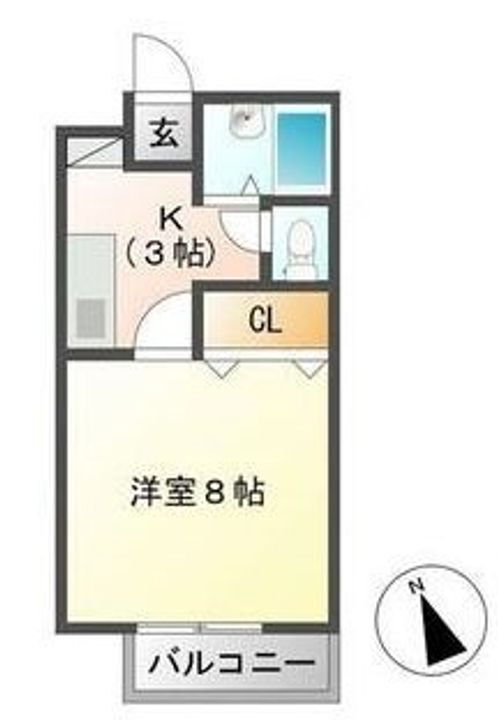 広島県福山市加茂町下加茂９３－２ 道上駅 1K アパート 賃貸物件詳細