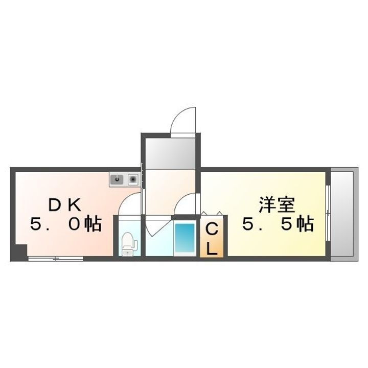広島県福山市南手城町１丁目２１－１１ 福山駅 1DK マンション 賃貸物件詳細