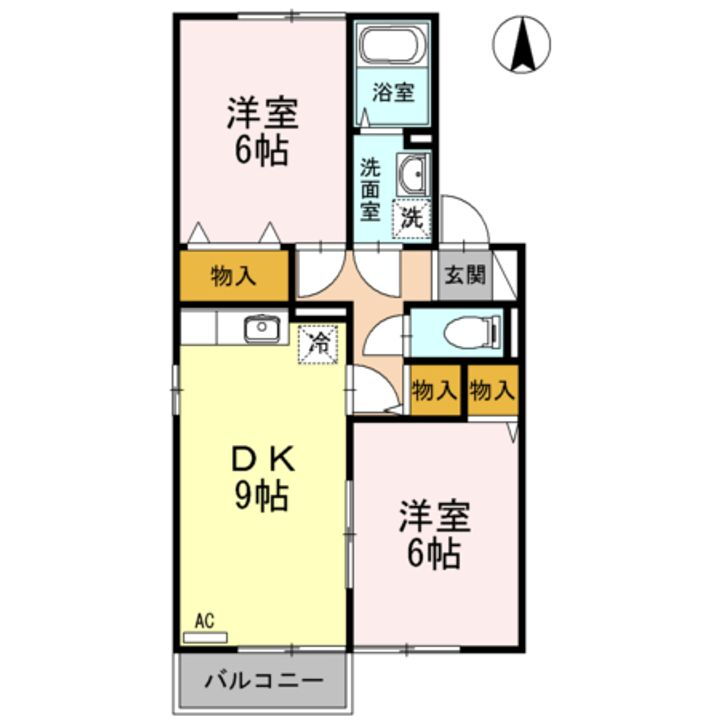 広島県福山市駅家町大字万能倉５６７－５ 万能倉駅 2DK アパート 賃貸物件詳細