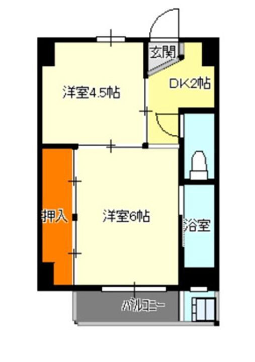 広島県福山市神辺町大字川南 神辺駅 2K マンション 賃貸物件詳細