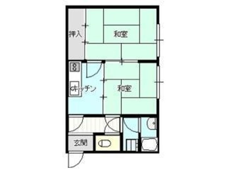 広島県福山市北美台１１－１１ 備後本庄駅 2K アパート 賃貸物件詳細