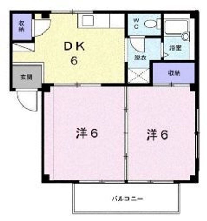 広島県福山市神辺町字道上１０７８－８ 道上駅 2DK アパート 賃貸物件詳細