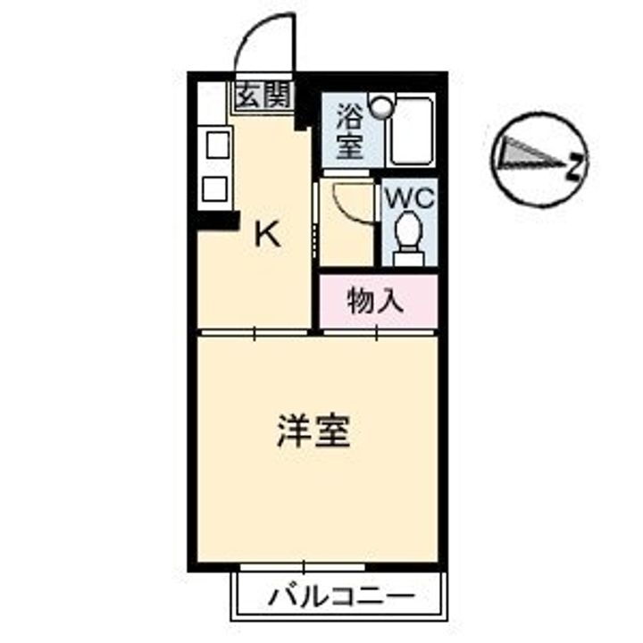 広島県福山市引野町５－２－２６ 東福山駅 1K アパート 賃貸物件詳細