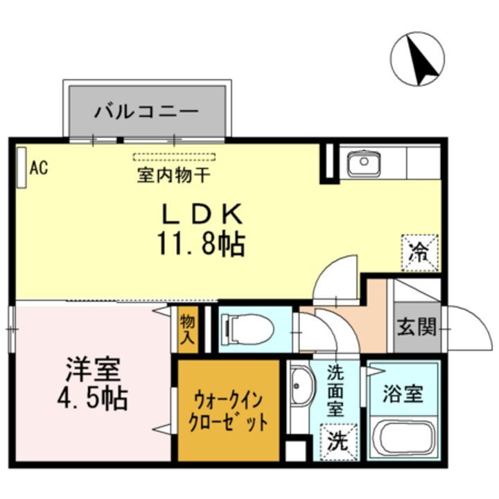 香川県高松市松島町３－２０－９ 沖松島駅 1LDK アパート 賃貸物件詳細