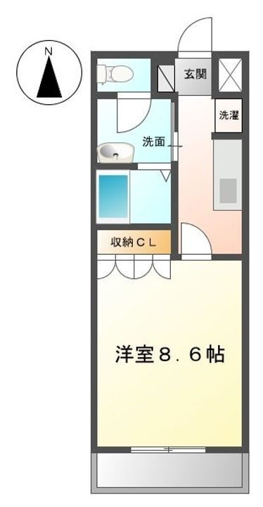 香川県高松市林町２５１３－１０ 1K アパート 賃貸物件詳細