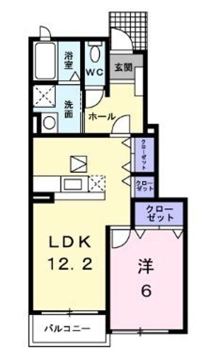 香川県高松市一宮町１９８４－５ 一宮駅 1LDK アパート 賃貸物件詳細