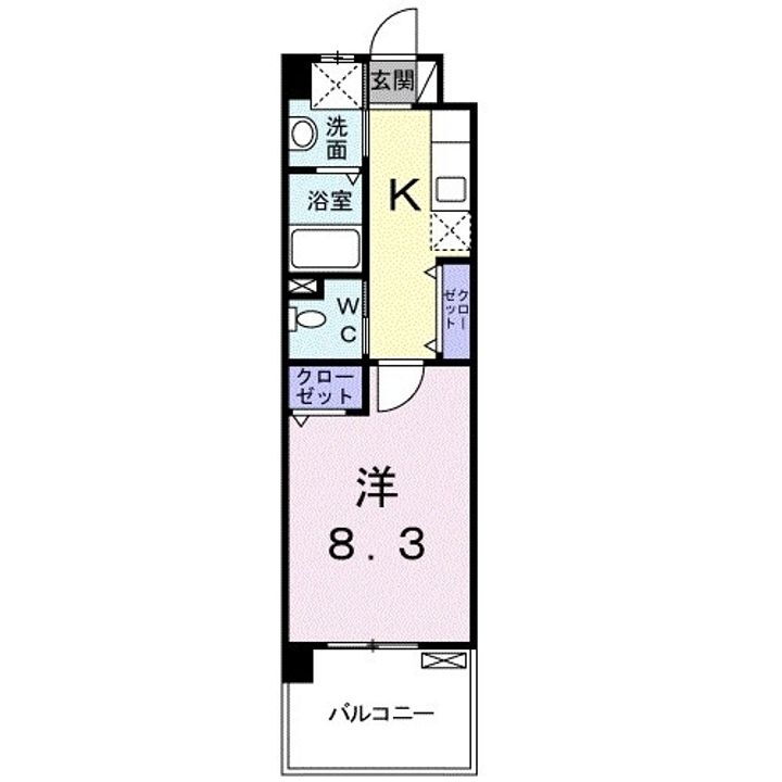 香川県高松市上天神町７８９　 伏石駅 1K マンション 賃貸物件詳細