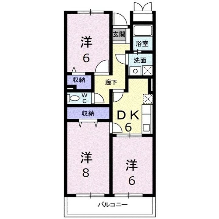 香川県高松市円座町９０４－３　 円座駅 3DK マンション 賃貸物件詳細