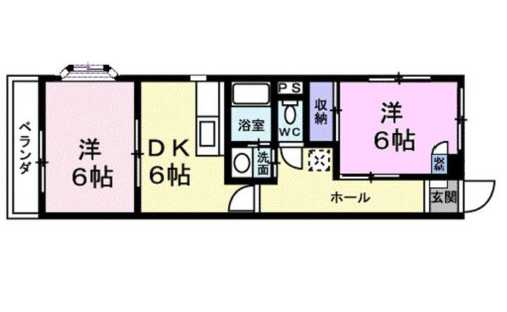 香川県坂出市西大浜北２丁目１－１２　 坂出駅 2DK マンション 賃貸物件詳細