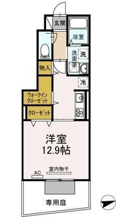 エントピア 1階 ワンルーム 賃貸物件詳細