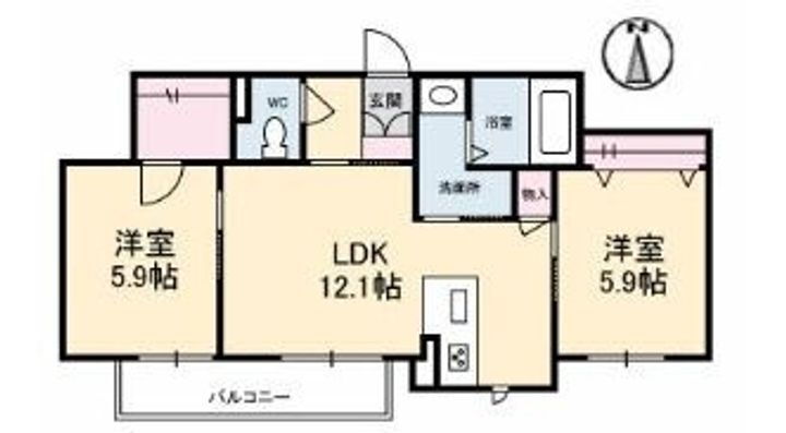 ベレオ福江 3階 2LDK 賃貸物件詳細