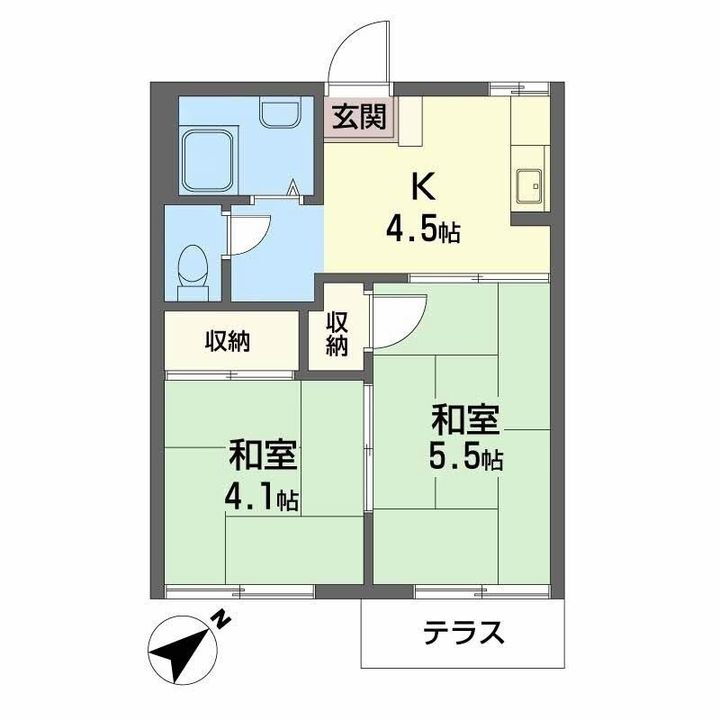 香川県丸亀市津森町２３９－４６ 丸亀駅 2K アパート 賃貸物件詳細