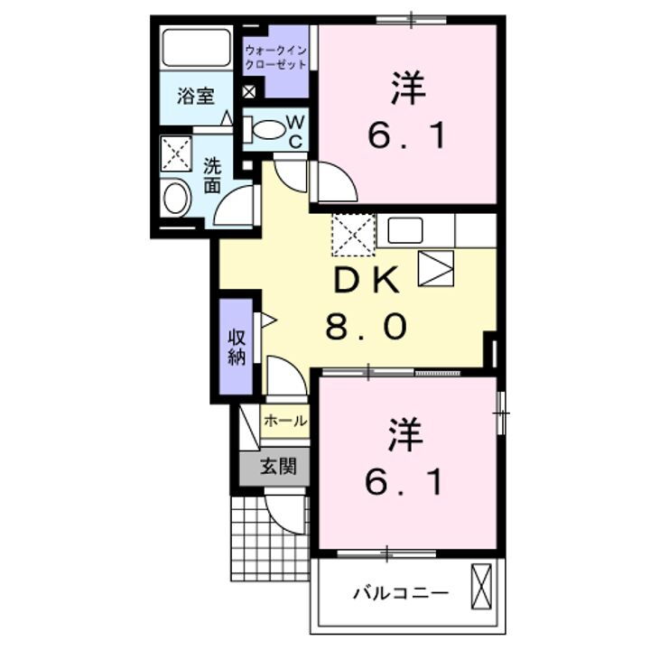 香川県観音寺市木之郷町８３２－１ 観音寺駅 2LDK アパート 賃貸物件詳細