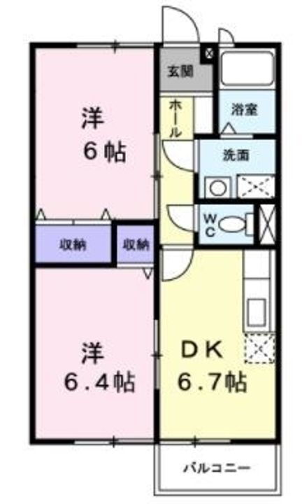 香川県丸亀市土器町東１丁目７８４ 2DK アパート 賃貸物件詳細