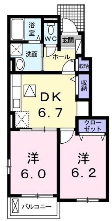 岡山県井原市下出部町５２８－１ いずえ駅 2DK アパート 賃貸物件詳細