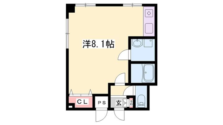 ヴィーナス英賀保 1階 ワンルーム 賃貸物件詳細